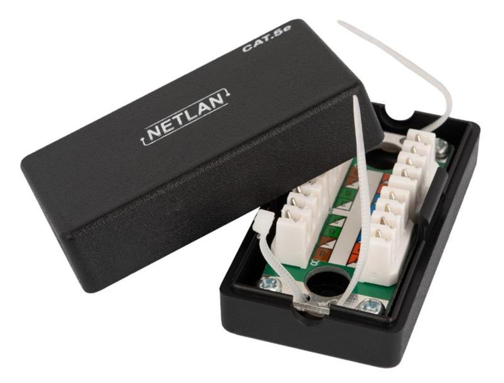 Соединитель NETLAN EC-UCB-IDC-UD2-WT-10, IDC-IDC, Cat.5e, 10 шт