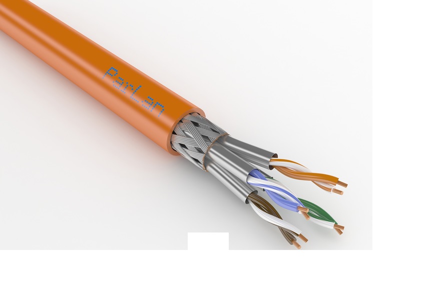Кабель Паритет 102522, S/FTP Cat6A, 4х2х0,57, HF