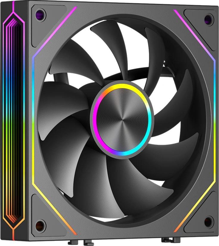 Вентилятор PCCOOLER F3X120-BKAC012-GL, 120мм, ARGB, 4-pin