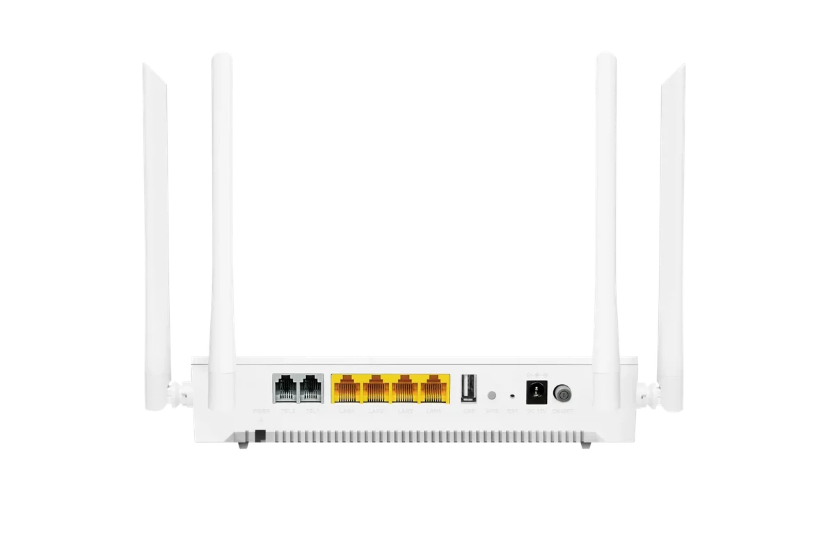 Абонентский терминал SNR SNR-ONU-XGSPON-2.5G-3G-2P-DW6, XGSPON, 3×1GbE+1×2.5GbE, 2×POTS, WiFi 2.4/5ГГц