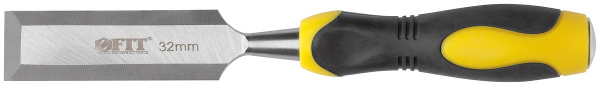Стамеска FIT 43184, 32 мм, двухцветная прорезиненная ручка