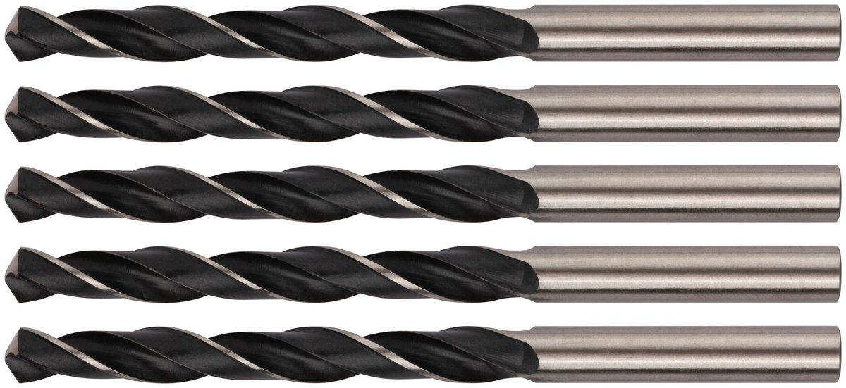 Сверло FIT 33580, по металлу HSS, 8.0×117 мм, 5 шт