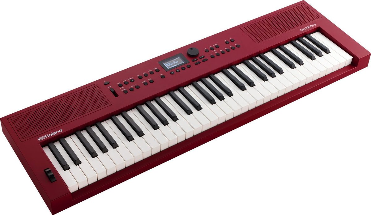Синтезатор Roland GO:KEYS-3-RD, 61 клавиша, ZEN-Core, Bluetooth 5.0, USB-C/A