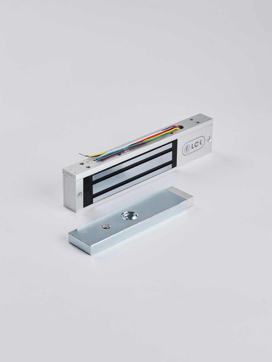 Электромагнитный замок R-Lock RL-EM180-LSS, накладной, 180кг, DC12/24В, датчики Холла и геркон