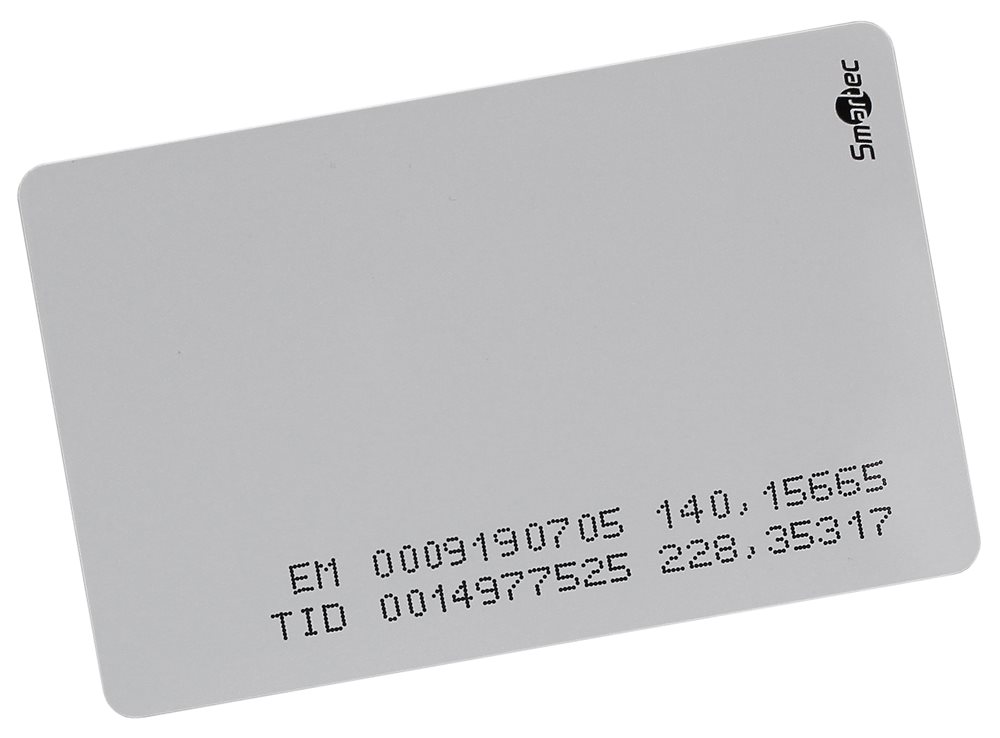 Карта Smartec ST-LC021EM, UHF+EmMarin, ISO, 86×54×0.8 мм