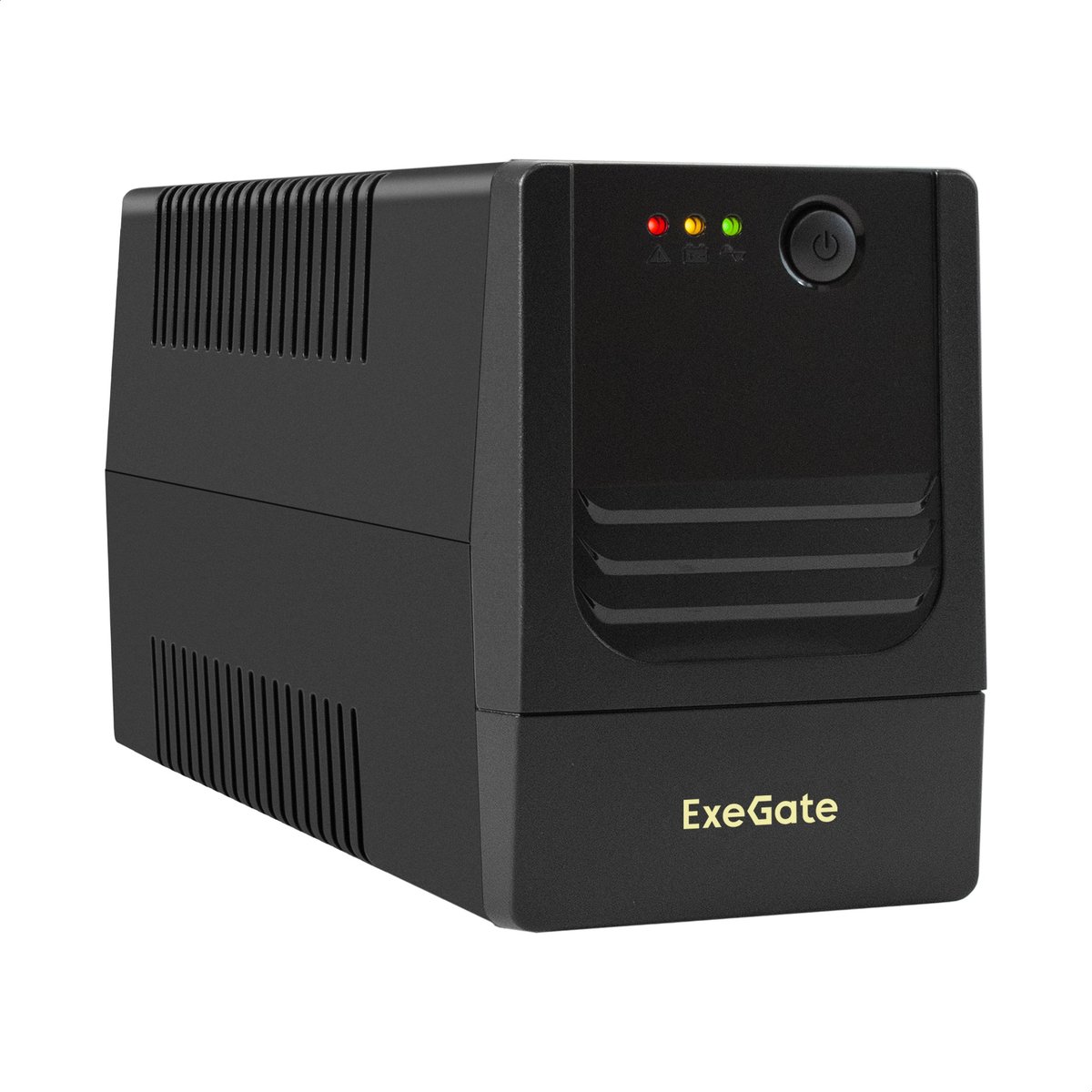 ИБП ExeGate Power NB-800.LED.AVR.2SH, 800 ВА/480 Вт, AVR, 2×Schuko, батарея 12 В 9 А·ч