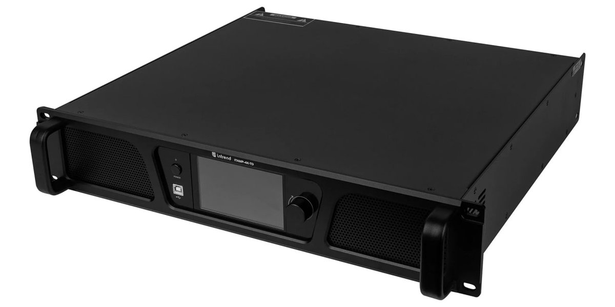 Усилитель Intrend ITAMP-4K-TD, 4 канала, Dante, встроенный DSP