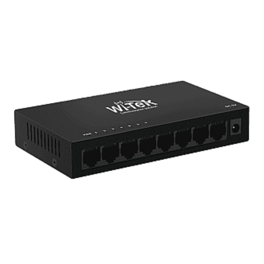 Коммутатор Wi-Tek WI-SG108 v3, неуправляемый, 8×1GbE, металл