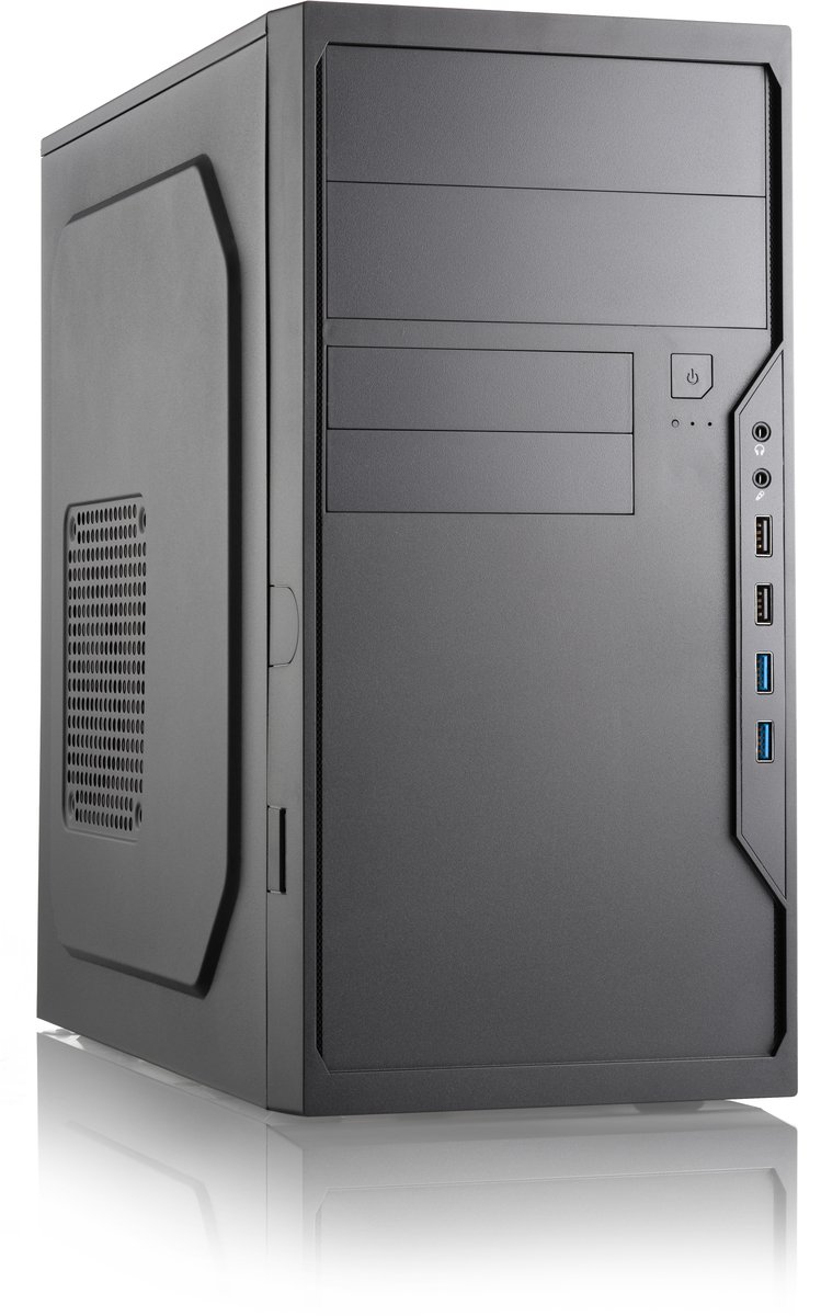 Корпус Foxline FL-733R-U32, Mini Tower, mATX/Mini-ITX, 2×5.25", 7×3.5", без БП