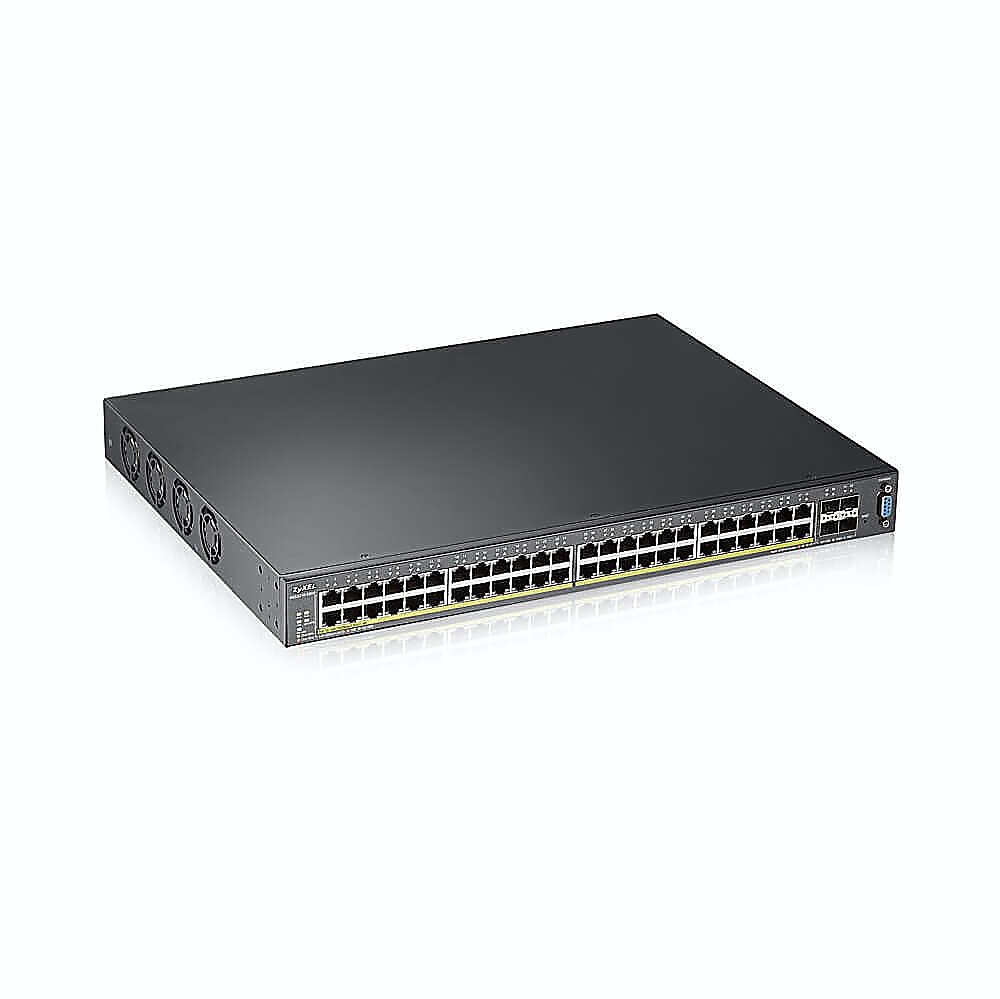 Коммутатор Zyxel XGS2210-52HP-EU0101F, L2, 48×1GbE PoE+ 375Вт, 4×10G SFP+