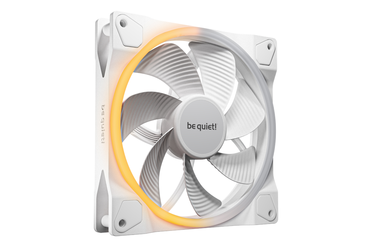 Вентилятор be quiet! Light Wings 140mm PWM Reverse White, 140×140×25 мм