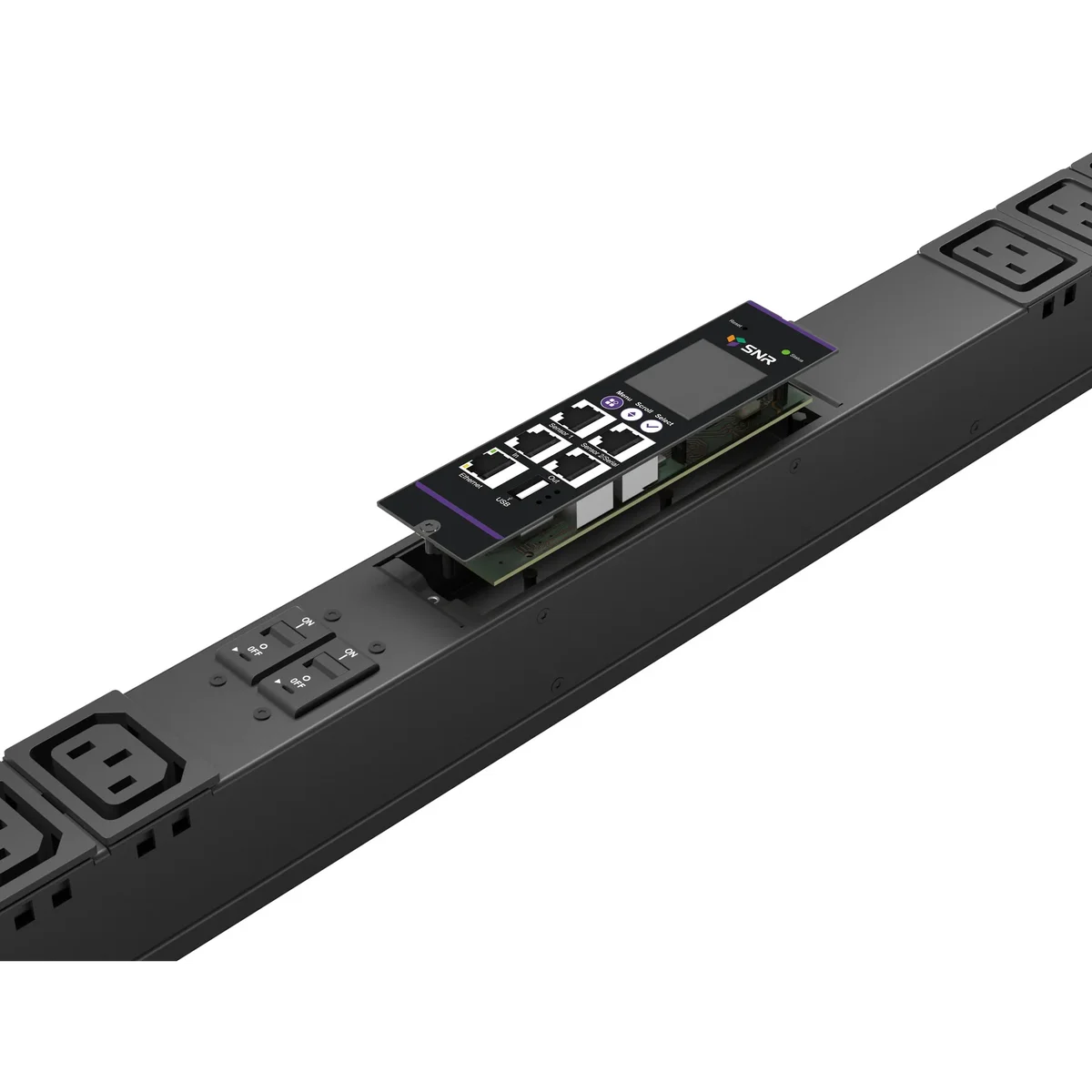 БРП SNR SNR-PDU-A-36A06B-32L1, 36×C13+6×C19, 32A, 1U