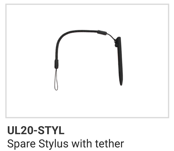 Стилус M3 Mobile UL20-STYL, запасной, с тетером, для UL20/US20