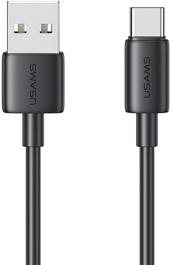Usams SJ708 Type-C 3A Fast Charging Data Cable - YD Series 1m Black (SJ708USB01)