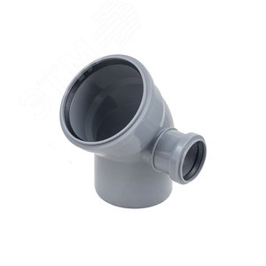 Отвод Политэк 345111050П, 45°, 110×50, правый