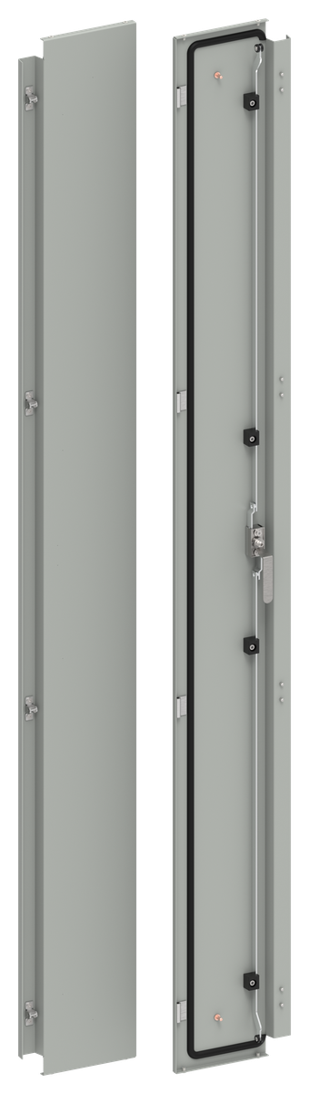 Дверь IEK FORMAT YKM40D-FO-DMD2-200-040, двустворчатая, 2000×1000 мм, сталь, серая
