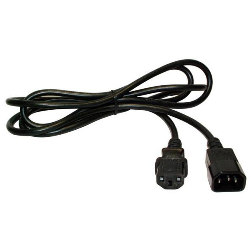 Шнур питания LANMASTER LAN-PP13/14-2.0-BK, IEC-320 C13–C14, 2 м, 10 А
