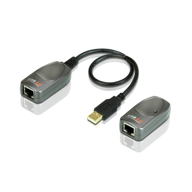 Удлинитель консолей ATEN UCE260-AT-G, USB 2.0 по Cat5/5e/6, до 60 м, 480 Мбит/с