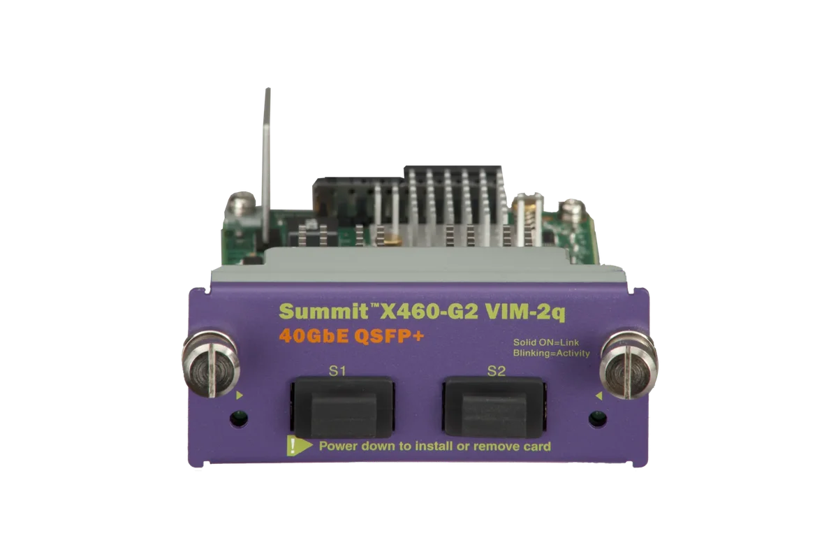Модуль Extreme Networks 16710, VIM-2q, 2×40GbE QSFP+, для X460-G2