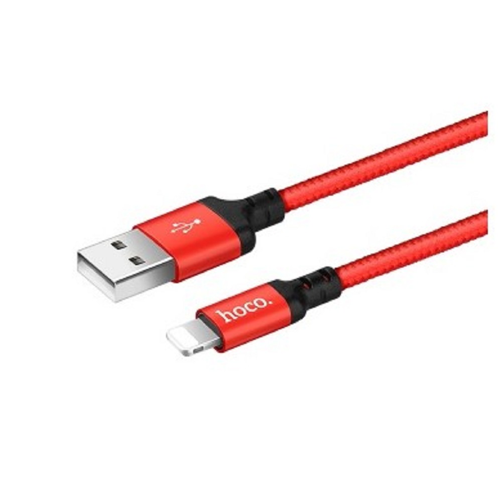 Кабель HOCO X14 HC-62837 USB — Lightning, 1 м, 2 А, нейлон
