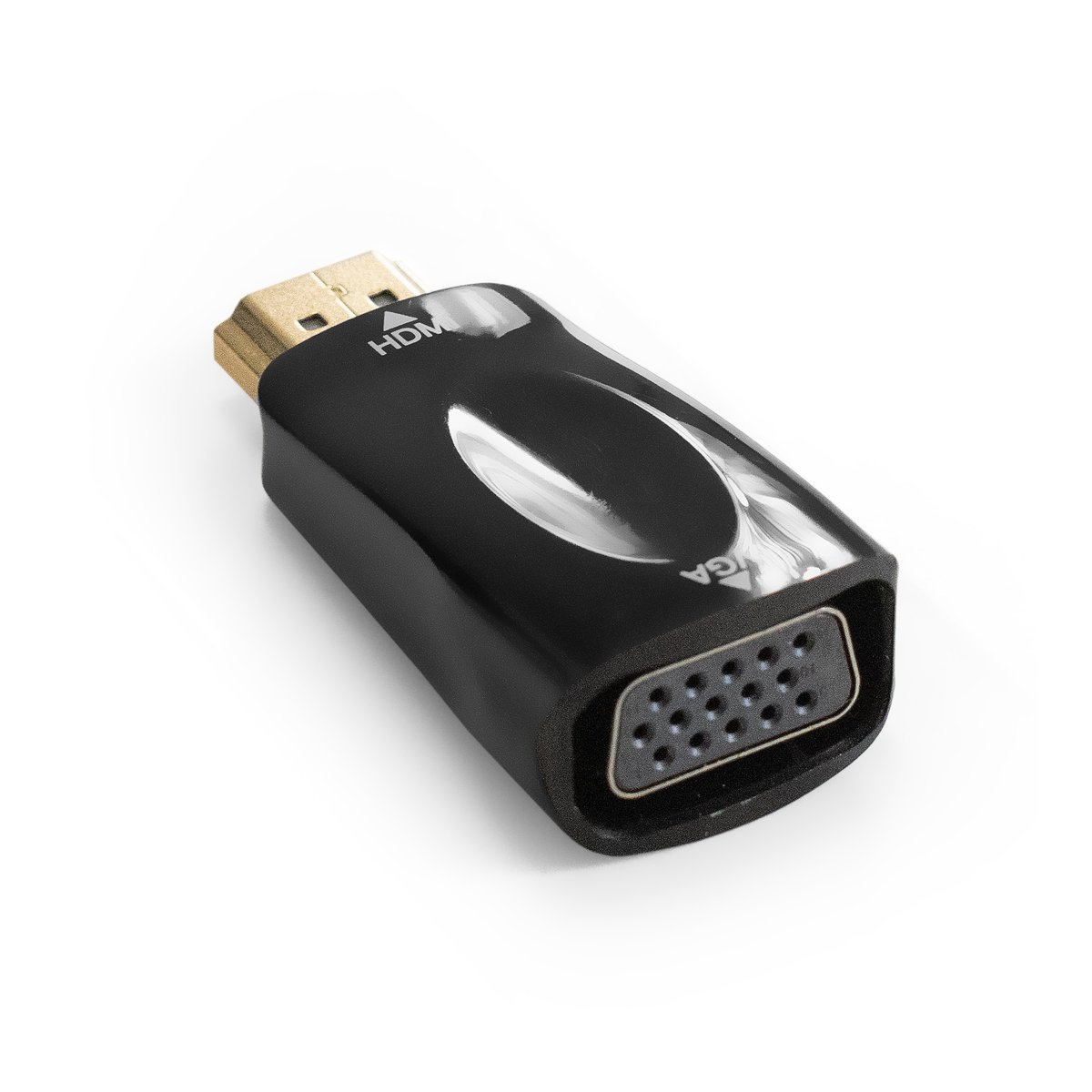 Переходник ExeGate EX-A-HDMI-VGA-001 (EX294718RUS), HDMI (M) — VGA (15F), 1920×1080 60 Гц