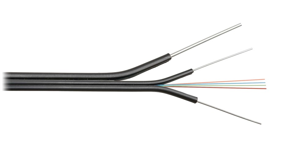 Кабель оптический NIKOMAX ESSENTIAL NMF-2PH-004A1C-BK, 4 волокна, одномодовый, внутренний/внешний