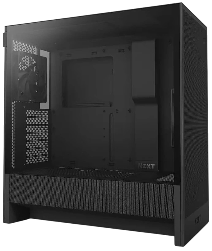 Корпус NZXT H5 Flow (2024) CC-H52FB-01, Midi-Tower, TG, ATX, чёрный