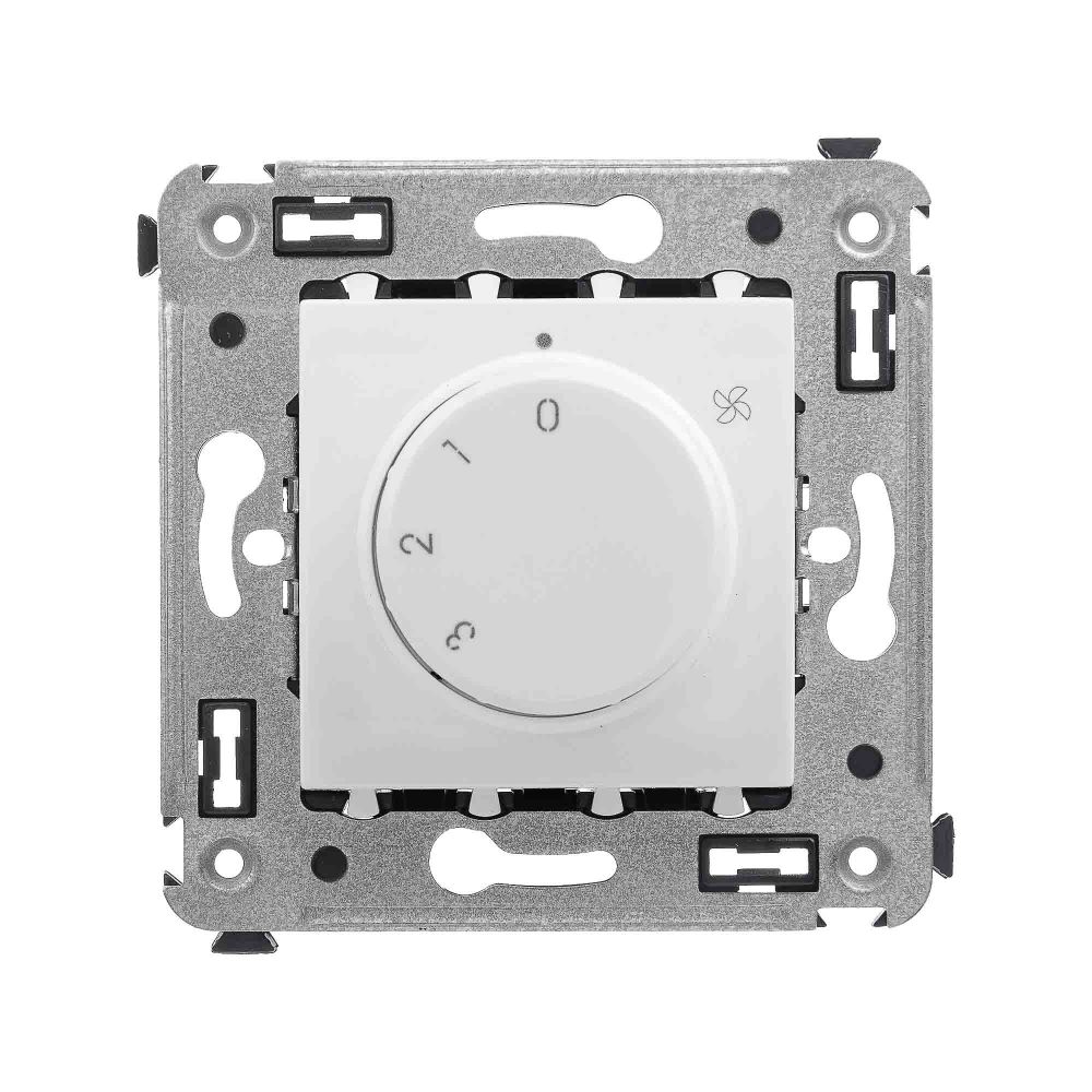 Механизм DKC 4400173, управления вентиляторами, 2 модуля, Белое облако