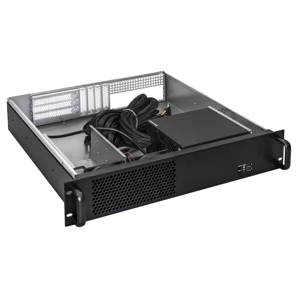 Серверный корпус ExeGate Pro 2U450-03, RM 19", 2U, глубина 450 мм, БП 600 Вт