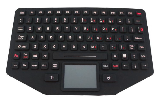 Клавиатура промышленная KEY TECHNOLOGY K-TEK-M275TP-FN-BL-IL-FDT-US/RU-USB, IP68, USB