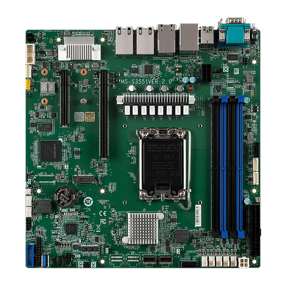 Материнская плата MSI D1500GB2N-1G, LGA 1700, Intel C262, micro ATX, DDR5