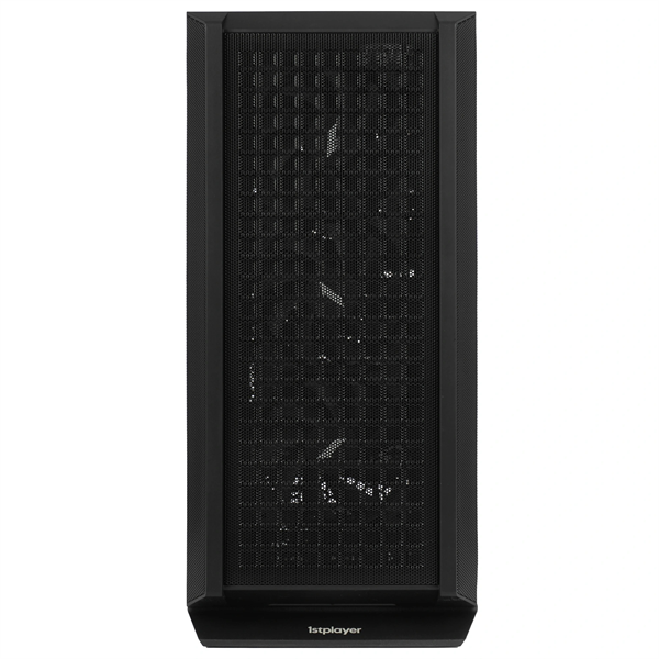 Корпус ПК 1STPLAYER PS8MX-BK-4F, Midi Tower, ATX, без БП