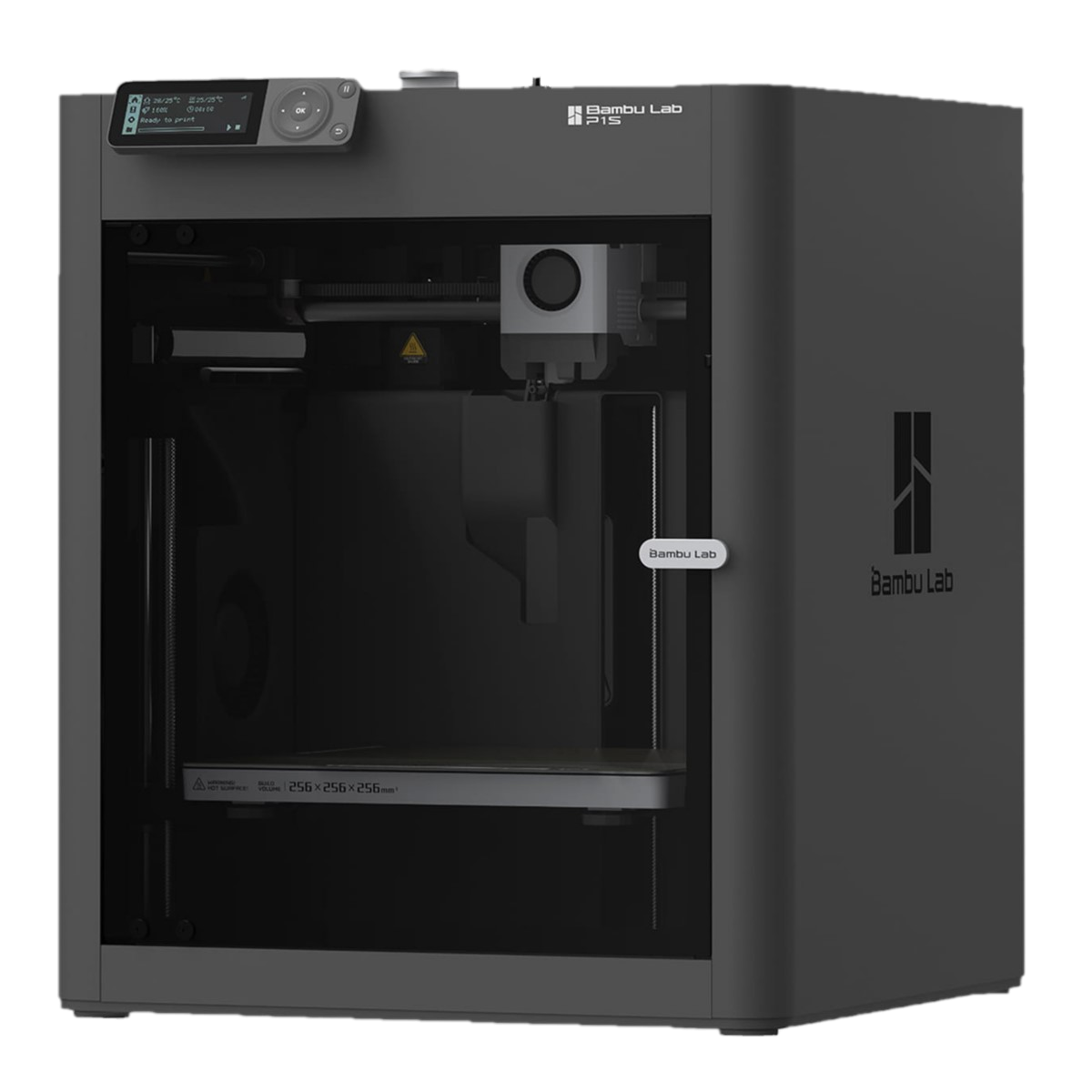 3D-принтер Bambu Lab P1S, закрытый корпус, 256×256×256 мм, PLA/PETG/TPU/ABS