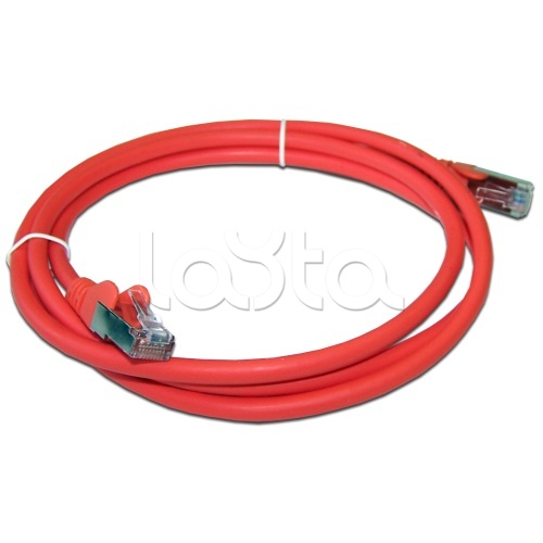 Патч-корд LANMASTER LAN-PC45/U6-10-RD, UTP, RJ-45–RJ-45, кат.6, 10 м, LSZH