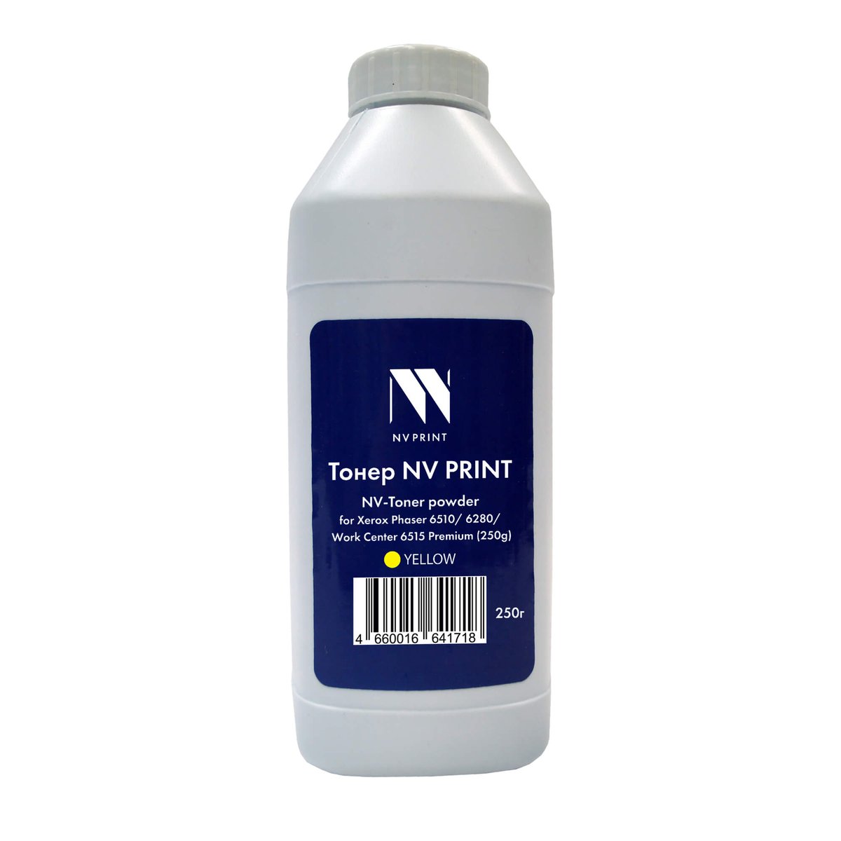 Тонер + девелопер NV Print NV-XR6510-PR-250gY, жёлтый, 250 г