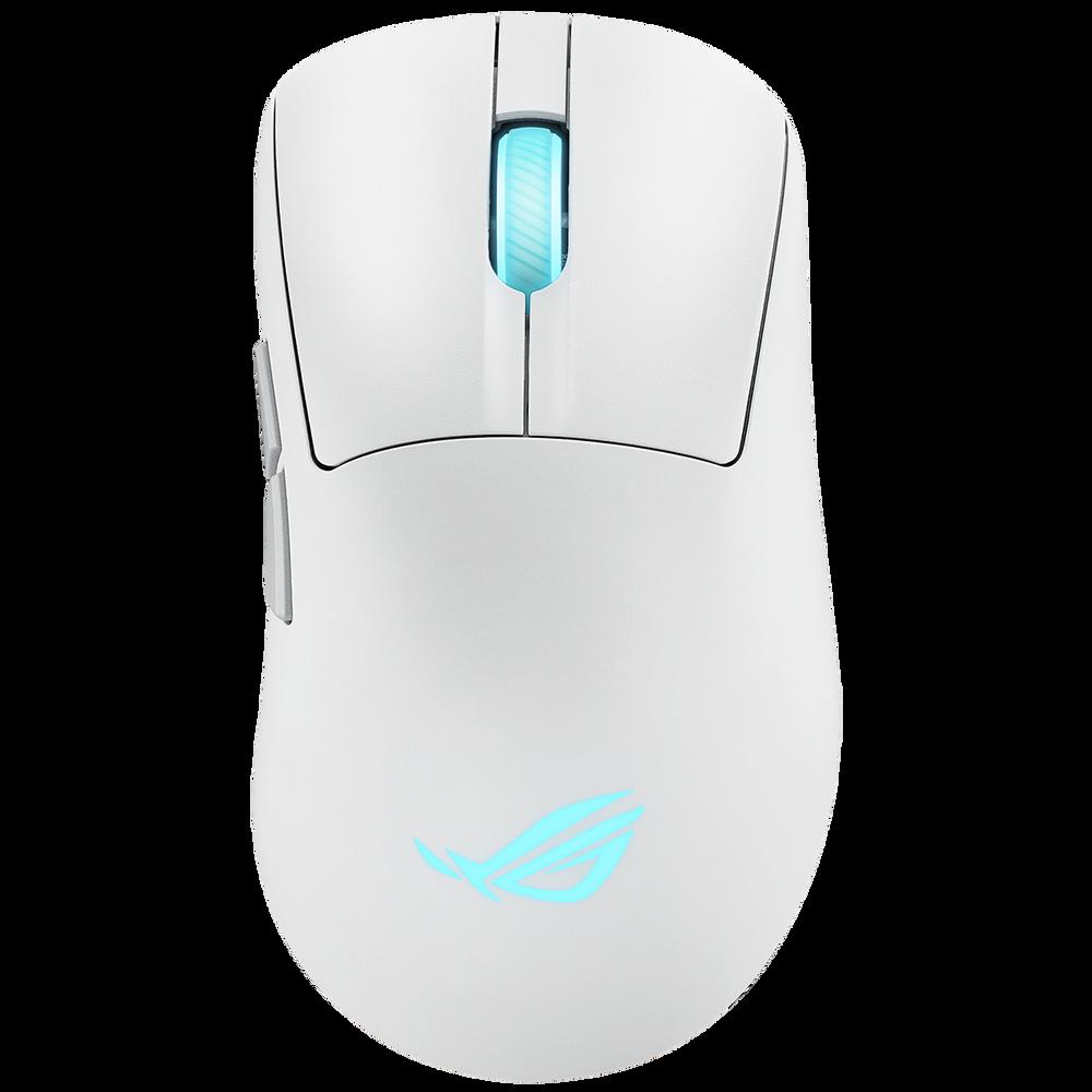 Мышь ASUS ROG Keris II Origin, 42000 DPI, 2.4 ГГц + Bluetooth 5.1, 65 г, белая