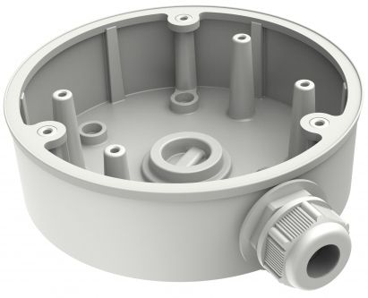 Монтажная коробка Hikvision DS-1280ZJ-PT6, для купольных камер, алюминий, белая