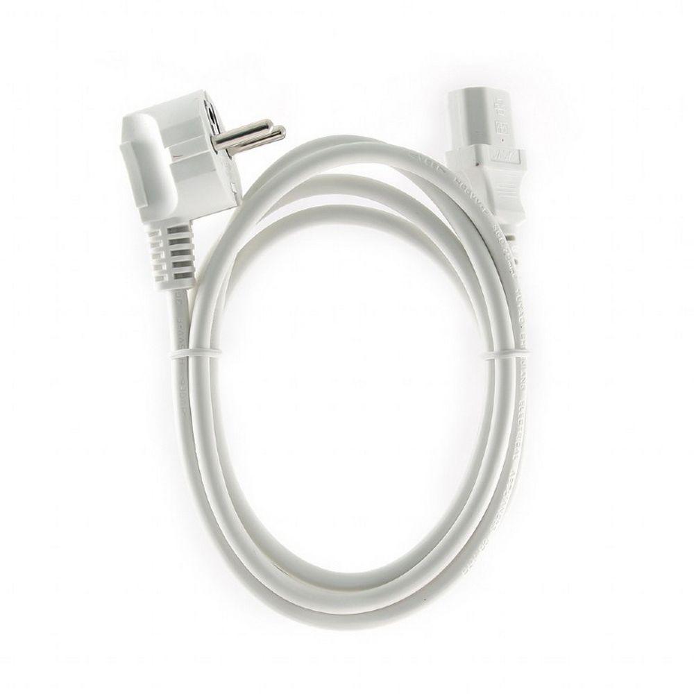 Кабель питания Cablexpert PC-186W-VDE, Schuko — C13, 1.8 м, 10 А, 250 В, белый