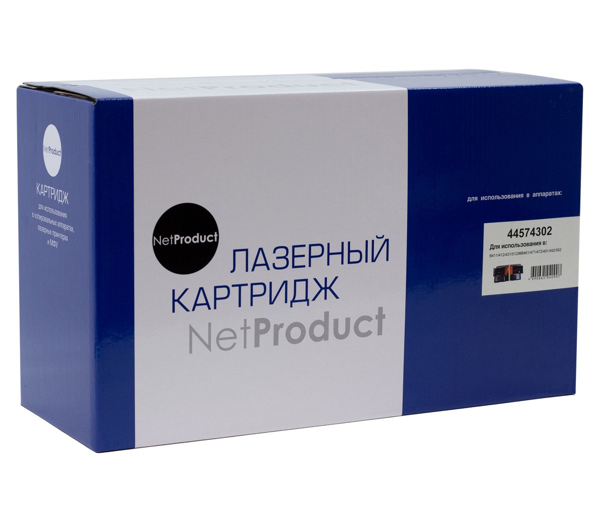 Драм-юнит NetProduct N-44574302, Bk, 25K, для OKI B411/431/512/MB461