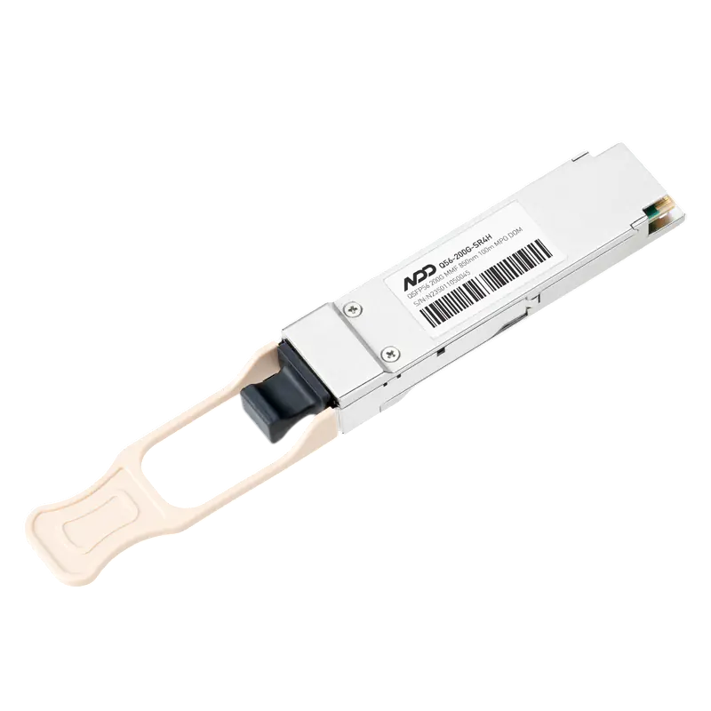 Трансивер NADDOD NVIDIA/Mellanox MMA1T00-HS Compatible 200G SR4 QSFP56 PAM4 850nm 100m DOM MTP/MPO-12 UPC InfiniBand HDR Transceiver Module for MMF