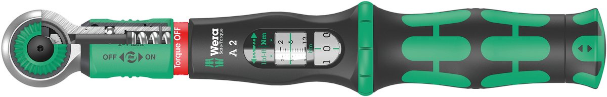 Ключ динамометрический, присоединительный шестигранник 1/4'', 2-12 Нм, Safe-Torque A 2