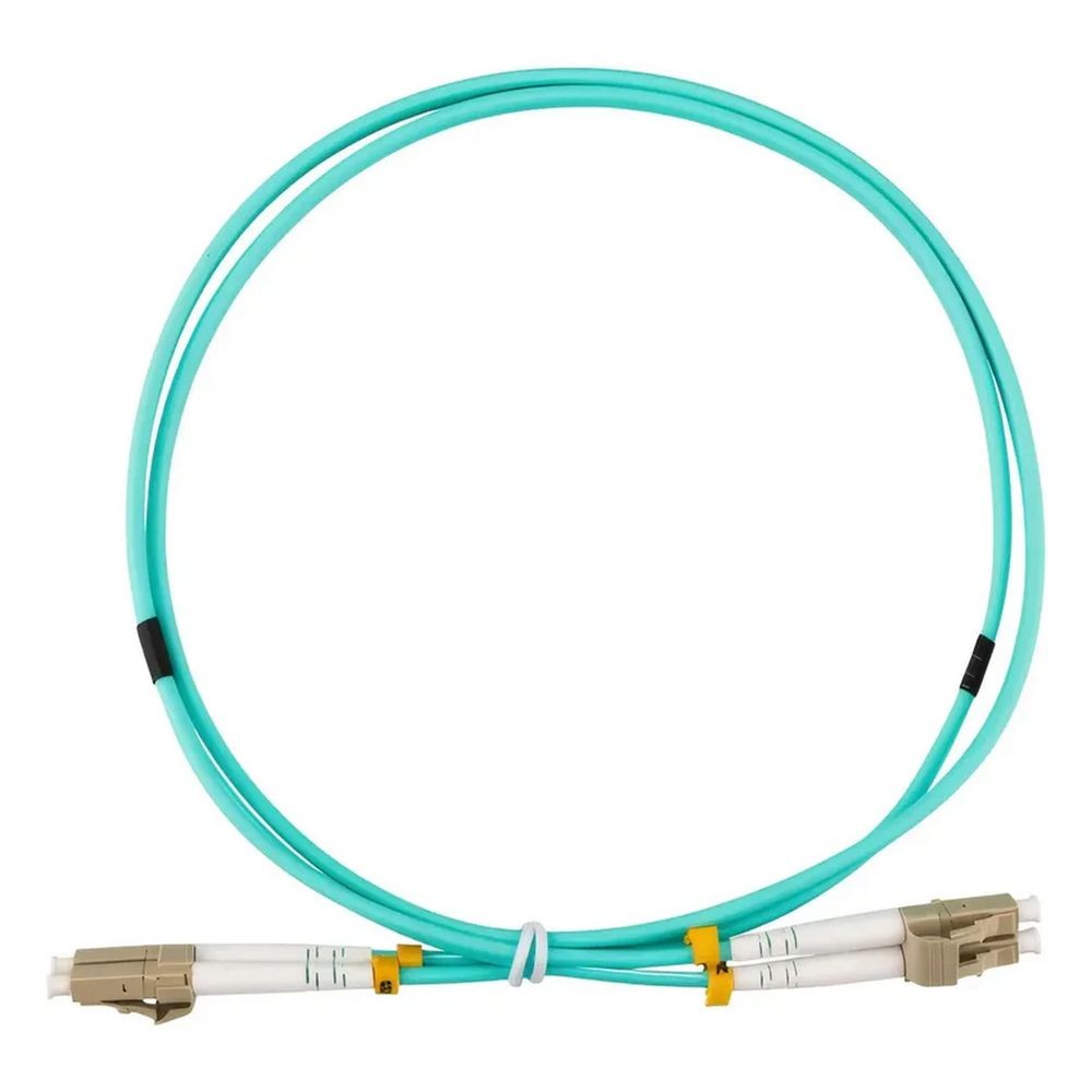 Патч-корд оптический REXANT 50-2511-15, MM 50/125 OM3, LC/UPC–LC/UPC, duplex, 15 м
