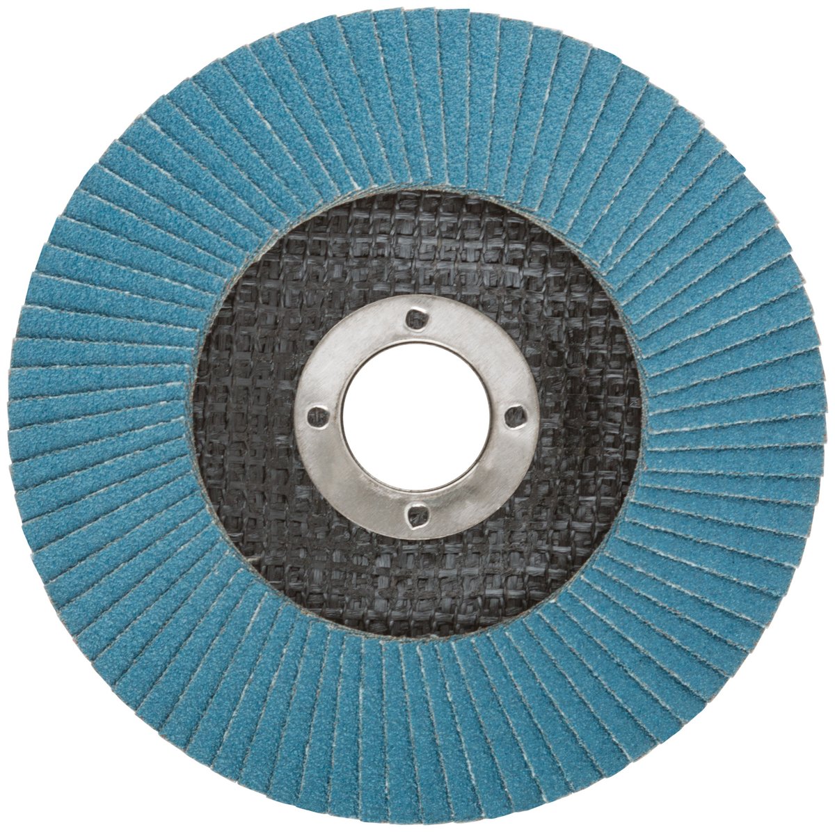 Круг лепестковый FIT 72-12580, торцевой, 125×22.2 мм, P80