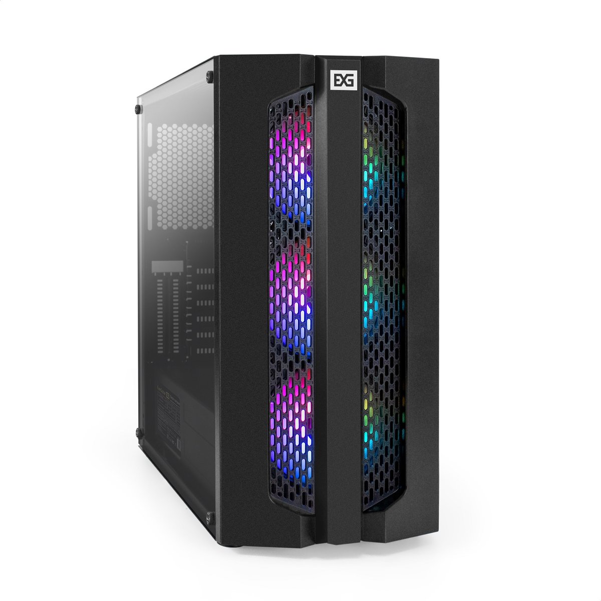 Корпус ExeGate EX296078RUS, Miditower ATX, БП 800Вт, RGB