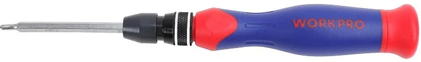 Отвертка WorkPro WP221057, прецизионная, 7 бит