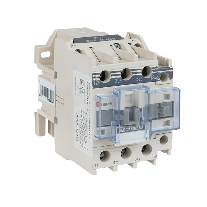 Контактор EKF КМЭ ctr-s-32-110, малогабаритный, 32А, 110В, 1NO