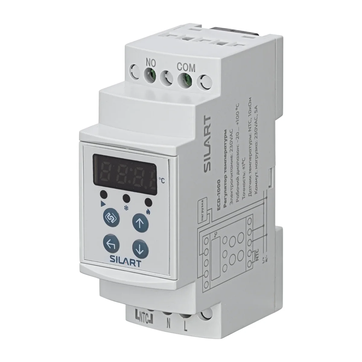Термостат SILART ECD-1000, электронный, 5 А