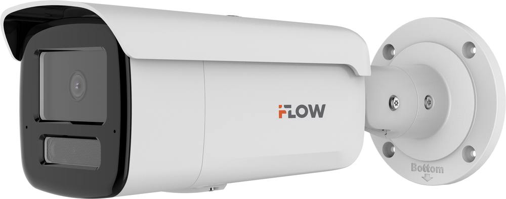 IP-камера IFLOW F-IC-2242C(6mm), 4Мп, цилиндрическая, уличная, 80м подсветка