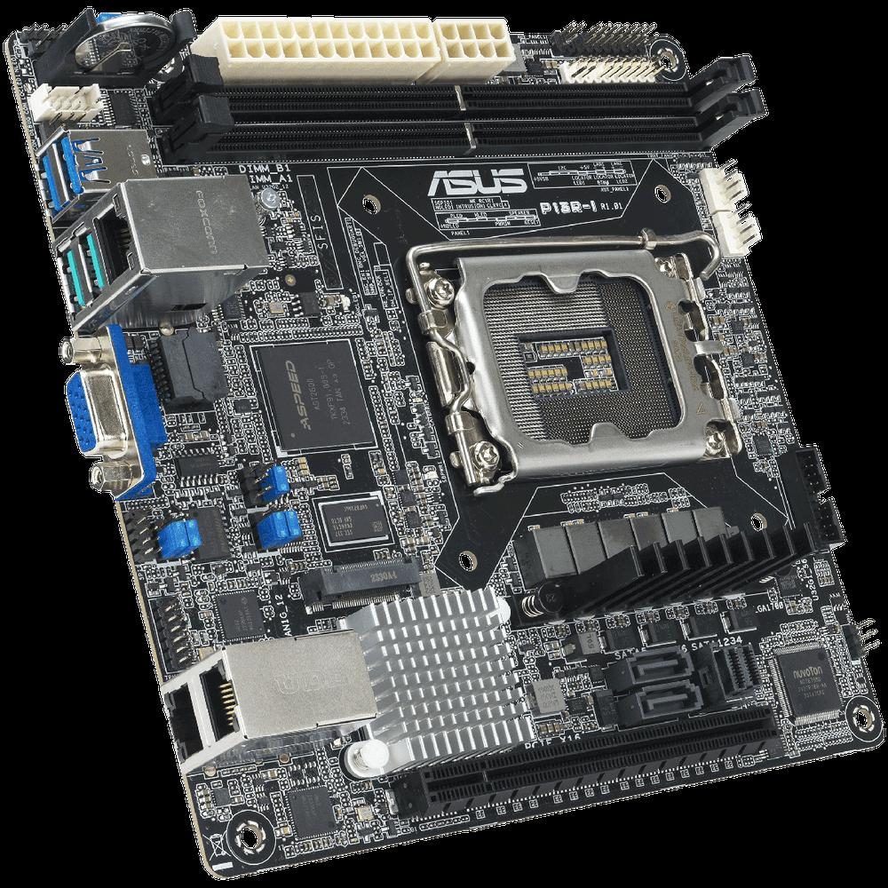 Материнская плата серверная ASUS P13R-I 90SB0CR0-M0UAY1, LGA1700, Intel C262, 2×DDR5 ECC, mITX