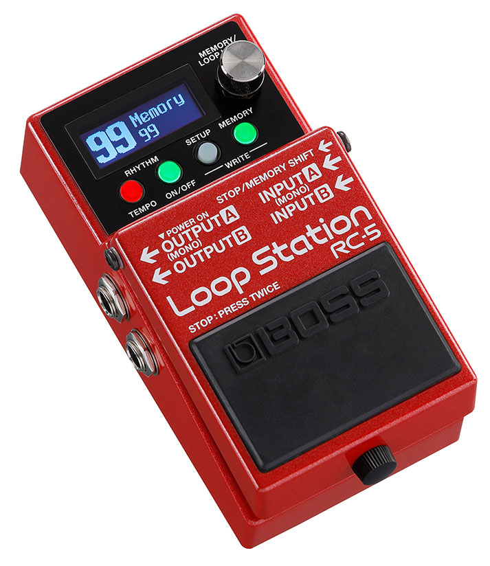 Педаль эффектов Boss RC-5 Loop Station, 32-бит, LCD, MIDI/USB